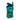 Angled front view of a teal-and-black marbled RYOT Acrylic Magnetic Dugout With Matching One Hitter standing open on a white background