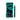 Front-on view of the RYOT Acrylic Magnetic Dugout With Matching One Hitter showing a teal-and-black marbled dugout case standing beside its slim matching one hitter on a white background.