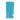 Close-up front view of the turquoise RYOT Super Slim Magnetic Dugout With One Hitter showing its curved slim profile and cutout on a white background
