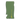 Close-up front view of the green RYOT Super Slim Magnetic Dugout With One Hitter showing its slim, curved metal body and gold stamped logo.
