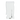 Close-up vertical view of the white RYOT Super Slim Magnetic Dugout With One Hitter showing its curved top edge, side notch and partial logo text.