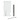 Close-up front view of the white RYOT Super Slim Magnetic Dugout With One Hitter beside its stainless steel one-hitter and pick.
