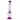 Close-up front view of the JM Plastics Grenade Base with Pull Slide Acrylic Bong - 8 in., showing a translucent light-purple tube, metal bowl and pull-slide ring against a black background