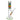 Close-up front view of the DankStop Wig Wag Straight Tube Bong showing its vertical clear tube with a vivid zigzag wig-wag color band.