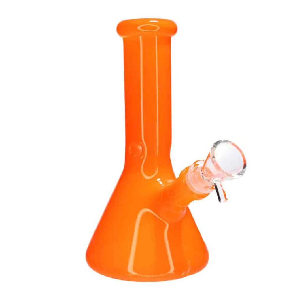 DankStop Milky Beaker Bong - 8 in.