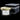 A front view of the Queen of Bud Candle in a black container with a black lid against a dark background.