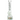 Front view of the 10" Rasta Clear Glass Mini Beaker Bong, showcasing its clear glass construction and simple beaker shape.