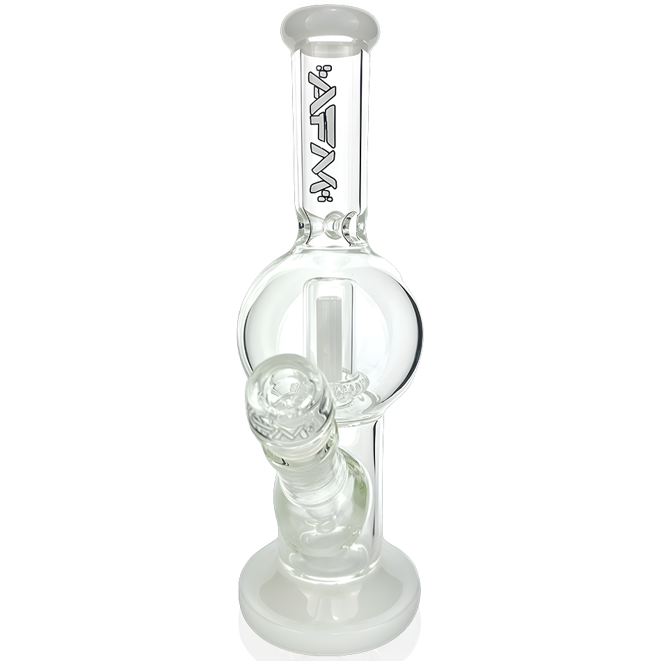 10" Bubble Glass Straight Tube Bong