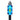 A straight-on view of the Freak Street Glycerin Nectar Collector with a ceramic tip, featuring a clear blue glycerin-filled body.