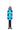 A straight-on view of the Freak Street Glycerin Nectar Collector with a ceramic tip, featuring a clear blue glycerin-filled body.