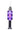A straight-on view of the Freak Street Glycerin Nectar Collector with ceramic tip, showing its clear glass body.