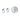 Three white silicone pieces photographed side-by-side on a white background, showing the Cipher NOVA Hookah Caps Replacement Set from a slight top-front angle.