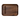 Top-down view of a dark walnut Pax Prep Tray with rounded corners and a shallow groove on the left side.
