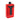A front view of the Duet 510 Dual Conceal Cart Battery, showcasing its red, sleek design against a plain white background.