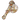 Angled close-up of the DankStop Rainbow Frit Hammer Bubbler - 5 in. showing its multicolored frit speckles in clear glass and bulbous chamber