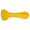 DankStop Frit Glass with Rasta Line Spoon Pipe - 4.5 in.