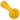 Angled close-up of a yellow DankStop Frit Glass with Rasta Line Spoon Pipe - 4.5 in., showing its bulbous bowl, curved stem, and twisted red-and-white rasta-line accents.