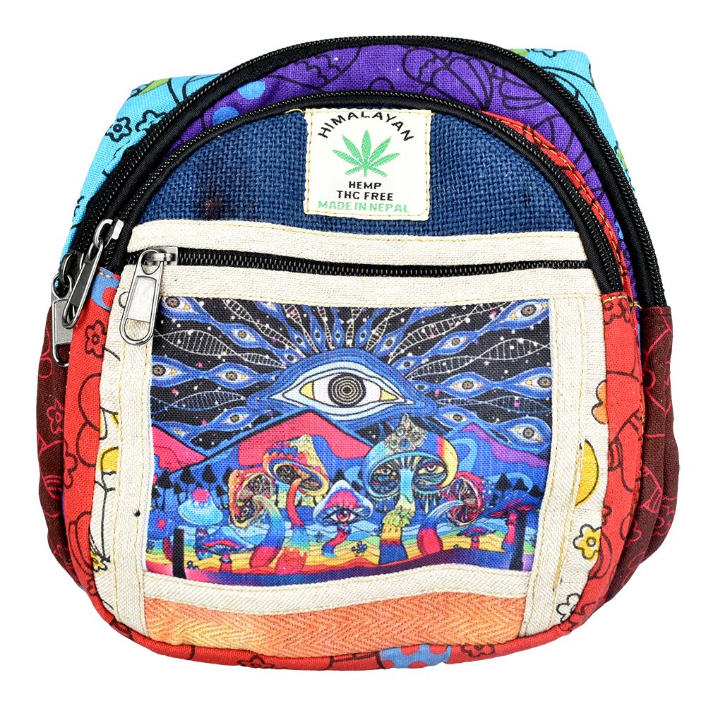 Tie Dye Eye In The Sky Patchwork Sling Bag