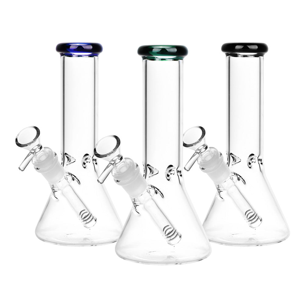 Classic Glass Beaker Light Water Pipe