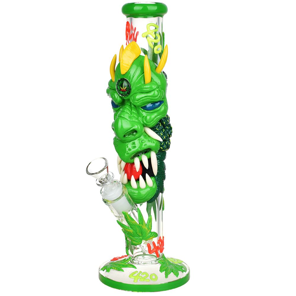 420 Dragon Glow In Dark Tube Water Pipe