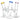 Classic Bent Neck Straight Tube Glass Water Pipe | 14mm F | Colors Vary