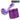 Front view of the PPP The GDP Combo, a purple container with a white label displaying the text “Elite” and a price.