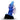 A detailed side view of the Glassic Cosmic Tentacle Puffco Peak Glass Attachment, featuring swirling blue glass forming a tentacle-like design.