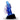 Front view of the Glassic Cosmic Tentacle Puffco Peak Glass Attachment, featuring a detailed, tentacle-inspired blue glass design.