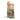 Tall three-quarter view of a peach-toned display box of Blazy Susan Peach Tea Cones showing stacked individual pouches with illustrated peaches and a pitcher.