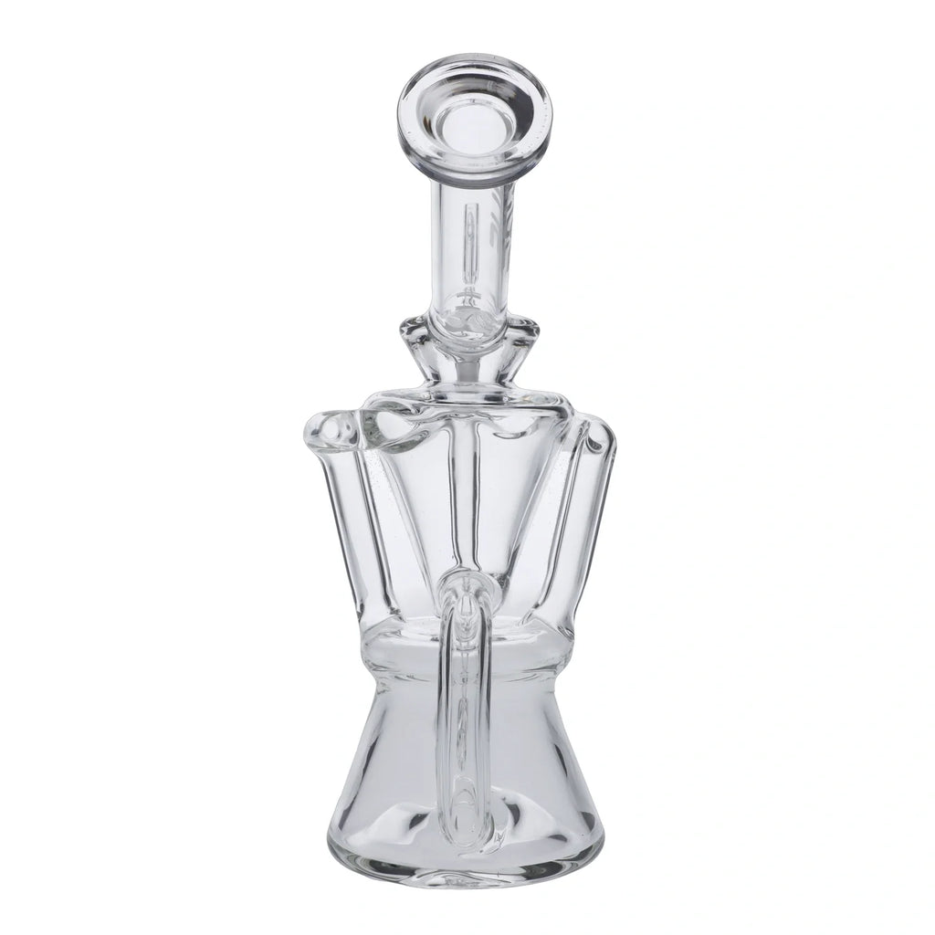 Hue - Hourglass Dab Rig Clear - 7.5"