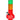 Front view of the JM Plastics Rasta Geometric with Pull Slide Acrylic Water Pipe, featuring a colorful geometric design.