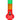 Front view of the JM Plastics Rasta Geometric with Pull Slide Acrylic Water Pipe, showing a colorful, patterned acrylic tube.