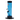 A front view of the 6-inch JM Plastics Mini Straight Tube acrylic water pipe, showcasing its clear construction and carb hole.