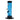 A front view of the 6-inch JM Plastics Mini Straight Tube with Carb Hole acrylic water pipe, featuring a clear tube and black accents.