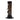 A straight-on view of the 6-inch JM Plastics Mini Straight Tube with Carb Hole acrylic water pipe, featuring a simple, clear design.