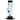 A front view of the JM Plastics Mini Straight Tube with Carb Hole Acrylic Water Pipe, showcasing its 6-inch transparent acrylic construction.