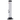 Front view of the 9-inch JM Plastics Straight Tube with Carb Hole acrylic water pipe, shown against a plain white background.