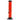 A straight-on view of the 9-inch JM Plastics Straight Tube with Carb Hole Acrylic Water Pipe, showing its clear acrylic construction.