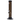 A front view of the 9-inch JM Plastics Straight Tube with Carb Hole Acrylic Water Pipe, showing its clear construction and simple tube shape.