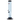A front view of the 9-inch JM Plastics Straight Tube with Carb Hole Acrylic Water Pipe, showing its clear acrylic construction.