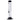 A front view of the 9-inch JM Plastics Straight Tube with Carb Hole Acrylic Water Pipe, showing a clear acrylic tube with a dark base.
