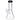 Front view of the 10-inch DankStop Beaker with Color Mouthpiece & Ice Pinch Water Pipe, showcasing its clear glass construction.