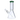 Front view of the 10-inch DankStop Beaker with Color Mouthpiece & Ice Pinch Water Pipe, showcasing its clear glass construction.