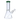 Front view of the 10-inch DankStop Beaker with Color Mouthpiece & Ice Pinch Water Pipe, highlighting its clear glass construction.