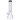 A front view of the 14-inch DankStop Beaker with Color Mouthpiece & Ice Pinch Water Pipe, showcasing its clear glass construction.
