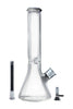 DankStop Beaker with Color Mouthpiece & Ice Pinch Bong - 14 in.
