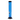 A front view of the 12-inch JM Plastics Large Straight Tube with Carb Hole Acrylic Water Pipe, showcasing its clear blue acrylic construction.