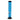 A front view of the 12-inch JM Plastics Large Straight Tube with Carb Hole Acrylic Water Pipe, showing its clear blue acrylic construction.