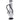 Front view of the 12-inch JM Plastics Double Chamber Bubble Base Acrylic Water Pipe, showcasing its clear construction and rounded base.