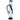 Front view of the 12-inch JM Plastics Double Chamber Bubble Base Acrylic Water Pipe, showcasing its clear acrylic construction.